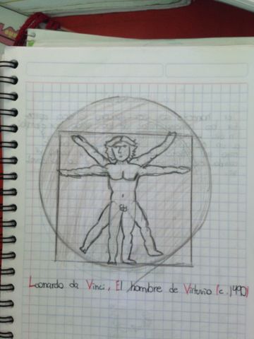 El hombre del Vitruvio 1490